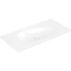 Image de V&B Antao Meuble-lavabo 100x50 cm, angle, sans trop-plein, blanc C-plus