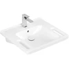 Image de V&B Lavabo Vicare 60x55 cm, avec robinet, avec trop-plein, blanc C-plus