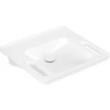 Image de V&B Lavabo Vicare 60x55 cm, sans robinet, sans trop-plein, blanc A-bac C+