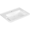Image de V&B Lavabo Vicare 80x55cm, avec trou robinet, sans trop-plein, blanc