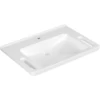 Image de V&B Lavabo Vicare 80x55 cm, avec robinet, sans trop-plein, blanc A-bac C+