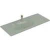 Image de V&B Meuble-lavabo Antao 120x50 cm, chêne, 1 tiroir, sans robinetterie, gris mat C+