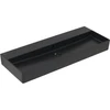 Image de V&B Memento 2.0 Lavabo 120x47 cm, avec trop-plein, noir pur C-plus