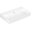 Image de V&B Memento 2.0 Lave-mains 80x47 cm, fermé, avec trop-plein, blanc alpin C-plus