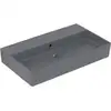 Image de V&B Memento 2.0 Lavabo 80x47 cm, fermé, avec trop-plein, graphite C-plus