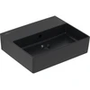 Image de V&B Memento 2.0 lavabo 50x42 cm, avec trop-plein, pure black C-plus