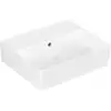 Image de V&B Memento 2.0 Lavabo 50x42 cm, avec trop-plein, blanc pierre C-plus