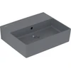 Image de V&B Memento 2.0 lavabo 50x42 cm, fermé, avec trop-plein, graphite C-plus