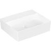 Image de V&B Memento 2.0 lavabo à poser s/ trop-plein, stone white C-plus, 50x42cm