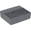 Image de V&B Memento 2.0 lavabo à poser avec trop-plein, graphite C-plus, 50x42cm