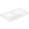 Image de V&B Meuble-lavabo Subway 3.0 80x47 cm, angle, avec trop-plein, blanc C-plus