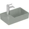 Image de V&B Avento Lavabo à Main 36x22 cm, 1 Trous, sans Trop-plein, droite, gris mat C+