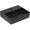 Image de V&B Memento 2.0 lavabo 50x42 cm, robinet, sans trop-plein, P black C-plus