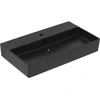 Image de V&B Lavabo Memento 2.0 80x47 cm, gs, robinet, avec trop-plein, bleu C+