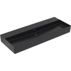 Image de V&B Memento 2.0 Lavabo 120x47 cm, sans trop-plein, noir pur C-plus