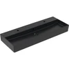 Image de V&B Memento 2.0 Lavabo 120x47 cm, 2 trous robinet, avec trop-plein, bleu C-plus