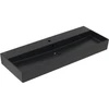 Image de V&B Memento 2.0 Lavabo 120x47cm, mit Hahnloch, mit Überlauf, P black C-plus