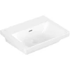 Image de V&B Subway 3.0 Lavabo 55x44 cm, angle, avec trop-plein, blanc pierre C-plus