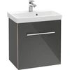 Image de V&B Avento Meuble sous lavabo 53x51x38 cm, 1 porte, droite, Gr. vc gl., graphite
