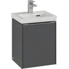 Image de V&B Subway 3.0 Meuble sous lavabo 35,1x42,9x30,9 cm, porte R/Gr AL g, so gre.
