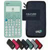 Image de Casio fx-92 Collège avec Housse de Protection WYNGS Incluse Bleu - Calculatrice Scientifique - Pack de Base