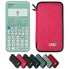 Image de Casio fx-92 Collège avec Housse de Protection WYNGS Incluse Rose - Calculatrice Scientifique - Pack de Base