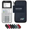 Image de TEXAS INSTRUMENTS CALCUSO Pack économique: TI 83 Premium CE Python Edition Calculatrice Graphique + étui de Protection WYNGS Bleu + Etendue de CALCUSO