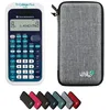 Image de TEXAS INSTRUMENTS CALCUSO Pack économique: TI Collége Plus Solaire Calculatrice Scientifique + étui de Protection WYNGS Gris Clair + étendue de CALCUSO