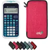 Image de TEXAS INSTRUMENTS CALCUSO Pack économique: TI Collége Plus Solaire Calculatrice Scientifique + étui de Protection WYNGS Rose + étendue de CALCUSO