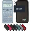 Image de Casio fx-83GT X Bleu avec Housse de Protection WYNGS Incluse Noir - Calculatrice Scientifique - Pack de Base