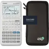 Image de Casio fx-9860GIII avec Housse de Protection WYNGS Incluse Noir - Calculatrice Graphique - Pack de Base