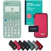 Image de Casio fx-92 Collège avec Housse de Protection Rose et Manuel (88 Pages, DIN A5)   Calculatrice Scientifique   Smart Set