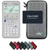 Image de Casio Graph Light avec Housse de Protection WYNGS Incluse Gris Clair - Calculatrice Graphique - Pack de Base