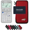 Image de Casio Graph Light avec Housse de Protection WYNGS Incluse Rouge - Calculatrice Graphique - Pack de Base