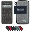 Image de Casio fx-82MS 2nd Edition avec Housse de Protection WYNGS Incluse Gris Clair - Calculatrice Scientifique - Pack de Base