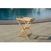 Image de Sit Garden - Desserte pliable Teck avec plateau amovible naturel - 60x40x65 cm OS