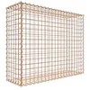 Image de Gabion rouillé 100 cm x 80 cm x 30 cm (L x H x P), maille 5 cm x 5 cm, spirale
