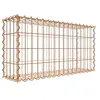 Image de Gabion rouillé 80 cm x 40 cm x 20 cm (L x H x P), maille 5 cm x 10 cm, spirale