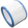 Image de vhbw Filtre compatible Nilfisk WAP Turbo SSR, XL, XL-25, XL-E aspirateur industriel - filtre à plis filtre à cartouche, filtre de rechange fitre rond