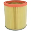 Image de vhbw filtre plissé compatible avec Rowenta RU 01_PT PT, RU 010_FR FR, RU 010_BE BE, RU 010 aspirateur - orange/jaune, nettoyable