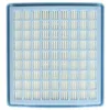 Image de vhbw filtre compatible avec Miele SACJ2, SACP3, Swing H1 aspirateur - filtre d'évacuation HEPA blanc/bleu clair