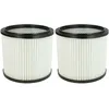 Image de vhbw 2x filtre plissé compatible avec Einhell SM 20, SM 21, SM 31, SM 30, Universal 18-50l aspirateur - blanc
