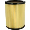 Image de vhbw filtre plissé compatible avec Hikoki/Hitachi WDE 3600, 1200, 1200M aspirateur - jaune/noir
