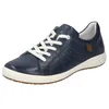 Image de Josef Seibel Femme Baskets Basses Caren 01, Dame Baskets,Largeur G (Normale),Semelle intérieure Amovible,Bleu (Ocean),42 EU / 8 UK