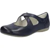 Image de Josef Seibel Femme Ballerines à lanières Fiona 72, Dame Ballerines,Largeur G (Normale),Mary-Jane,Chaussures Basses,Bleu (Ocean),38 EU / 5 UK