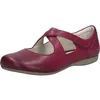 Image de Josef Seibel Damen Klassische Ballerinas Fiona 72,Weite G (Normal),Ballet-Flats,Ausgehschuhe,Abendschuhe,Slip-ons,Gummizug,Berry,39 EU