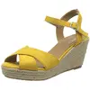 Image de Tom Tailor 8090105 Femme Sandales Bride Cheville, Jaune (Yellow 00260), 40 EU