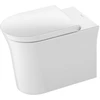 Image de Duravit WC sur pied, cuvette profonde White Tulip 37x58 cm, 4,5 l, évac. horiz., sans rebord, blanc