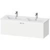 Image de Duravit XBase Meuble sous-lavabo Suspendu L:127,50 cm avec 1 tiroir, XB603401818, Couleur: Blanc