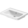 Image de Duravit D-Neo lavabo, 650x480mm, sans trou pour robinet, avec trop-plein, blanc brillant, 2367650060